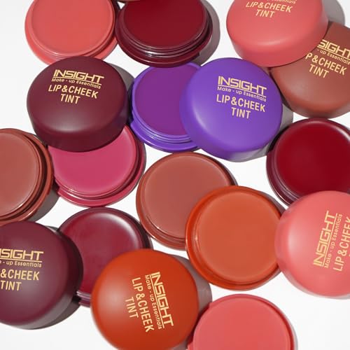 Image of INSIGHT Lip and Cheek Tint - Irish Cream (3 g) Matte Finish | Enriched with Vitamin E for Nourishment | Long-Wearing | Multipurpose Tint for Lips & Cheeks | Lightweight Formula, Smooth Application | Suitable for All Skin Types