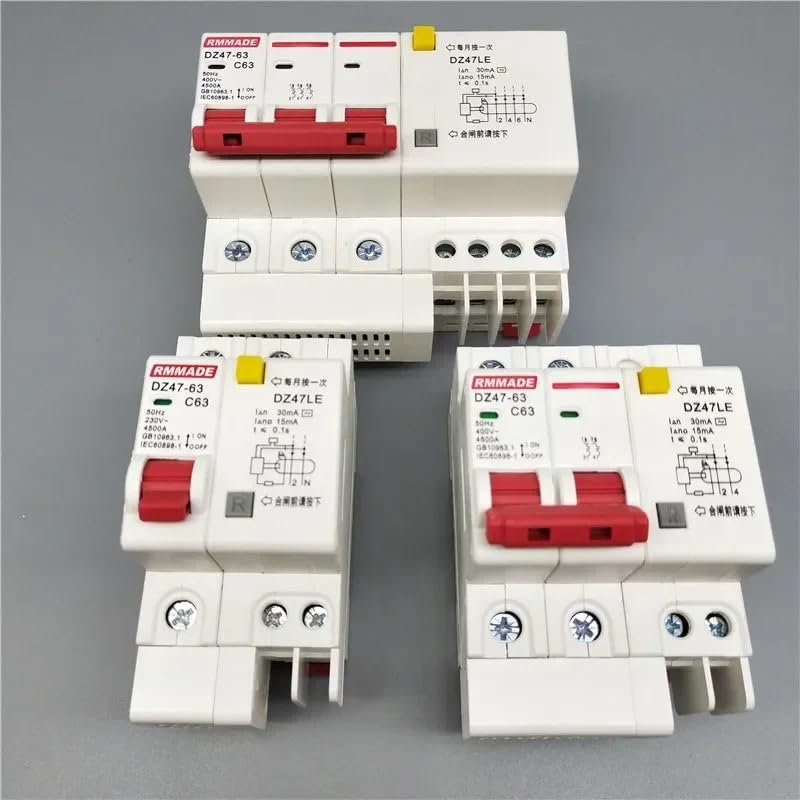 Disjoncteur différentiel compatible 400V 3P 32A protection fuite - 2