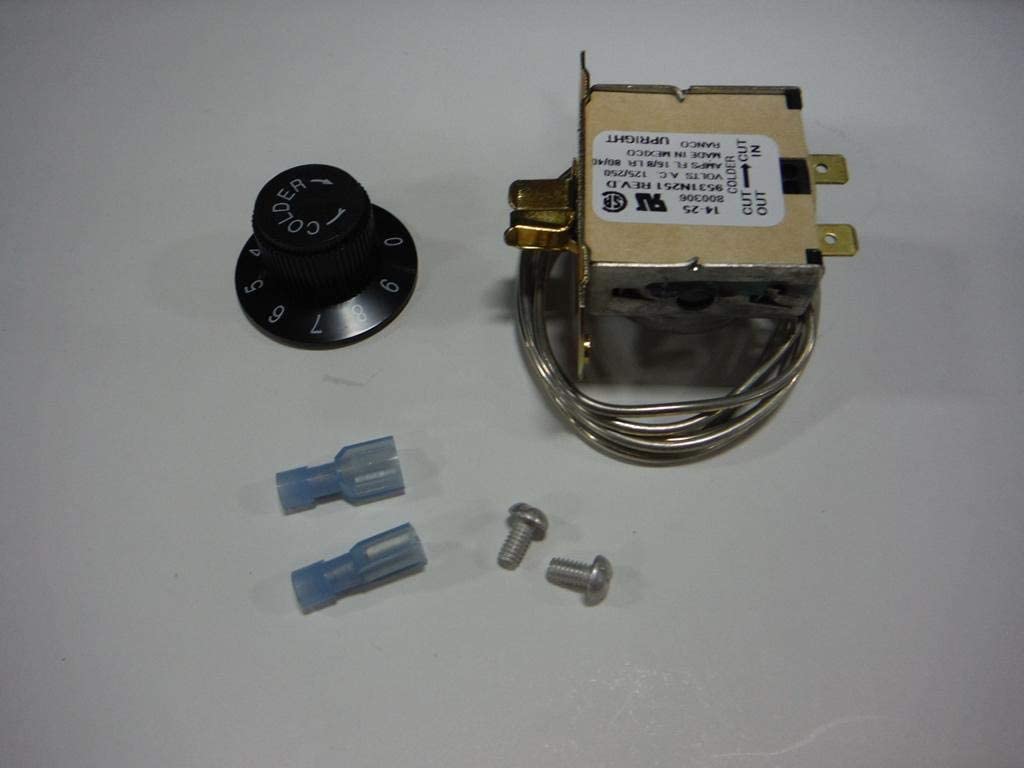 Thermostat for True 800393 | 800306 | 831932 – Temperature Control Kit Replacement Refrigerator Part