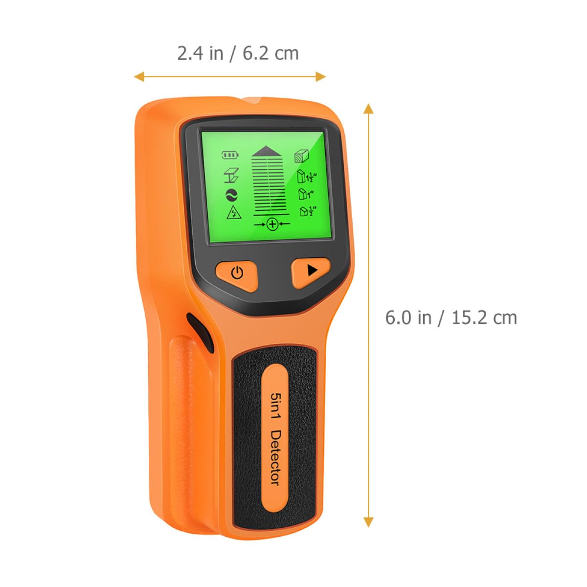 Healeved Détecteur Mural de Métaux et Bois avec Écran Lcd, Capteur Électronique Abs Précis pour Projets de Rénovation à Domicile, Détection Rapide des Montants et Câblages