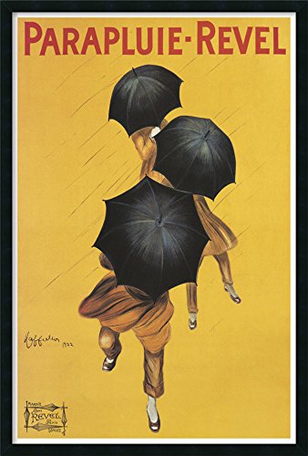 Framed Wall Art Print | Home Wall Decor Art Prints | Parapluie-Revel (ca. 1922) by Leonetto Cappiello | Modern Decor Framed Art Print 25.25 x 37.25 in.