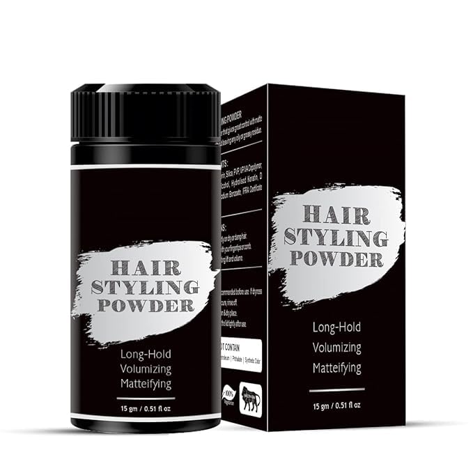 VS Hair Volumizing Powder Wax Strong Hold Matte Finish 24 Hrs Hold Natural Safe Hair Styling Powder 15
