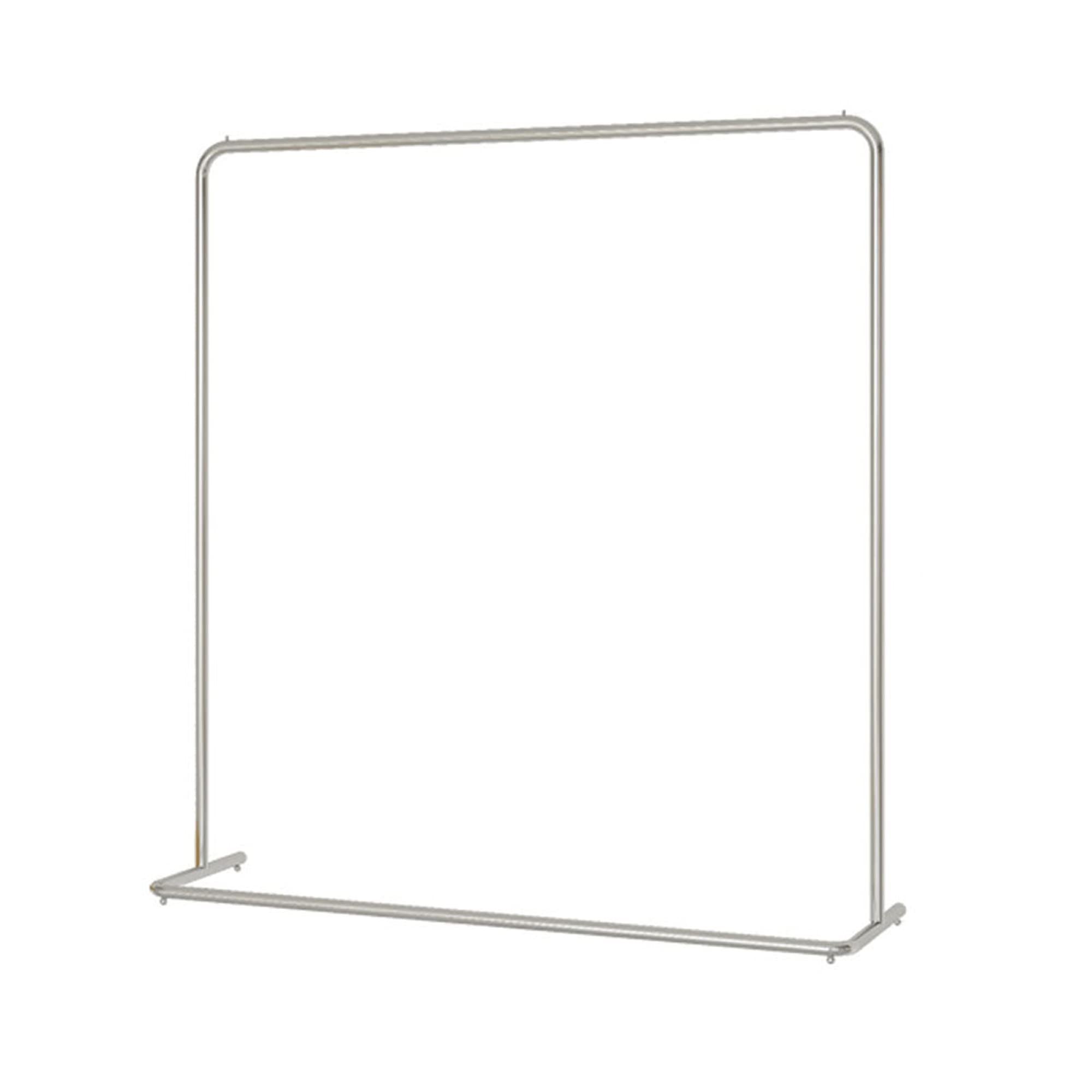 YNBSHGAA Metal Clothes Garment Rack Stand for Free Standing Clothing Rail Silver 120x40x150cm,Silver-120x40x150cm