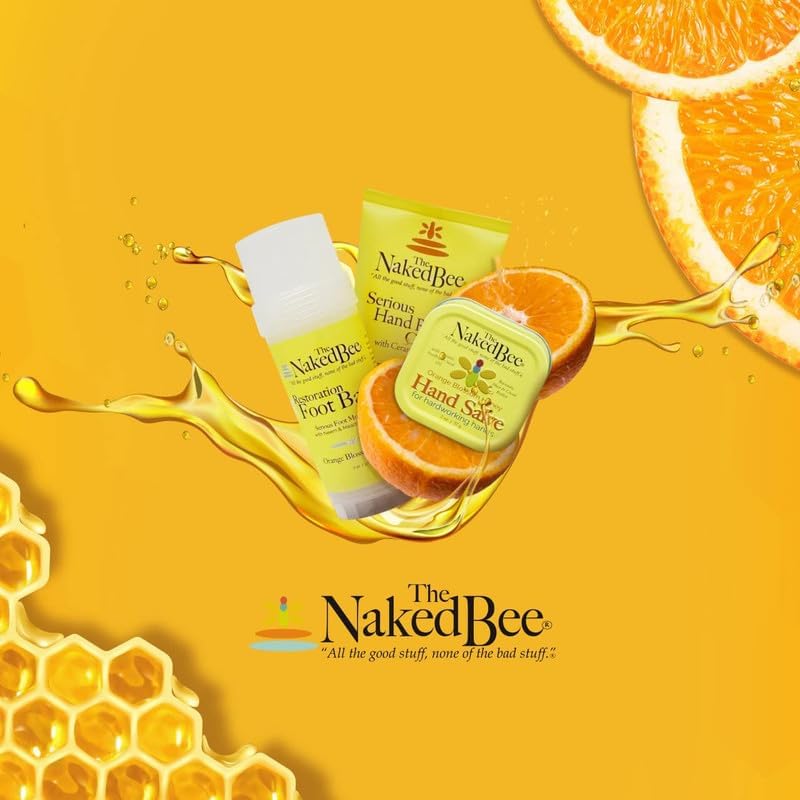 The Naked Bee Nourishing Body Lotion for All Skin Types (6.7 Fl oz) Moisture Replenishing Lotion for Dry Skin with Citron & Honey (Pack of 2)