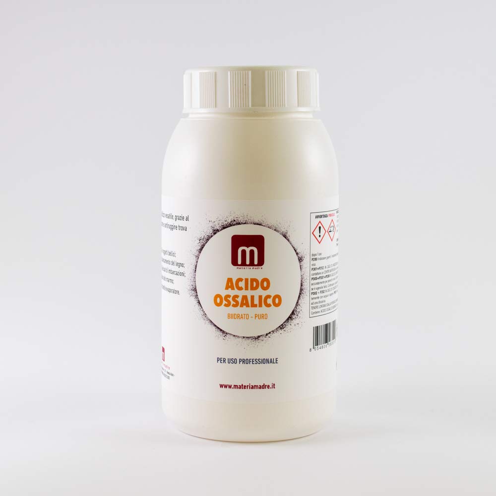 ACIDO OSSALICO PURO SEMOLATO BIIDRATO O DIIDRATO 750g