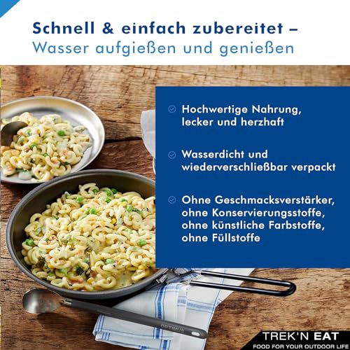 Trek’N Eat Nudeln mit buntem Gemüse PS1000+ Deine hochkalorische Outdoor-Mahlzeit (1000+ kcal) für Trekking, Expedition & Notvorrat – Bild 6