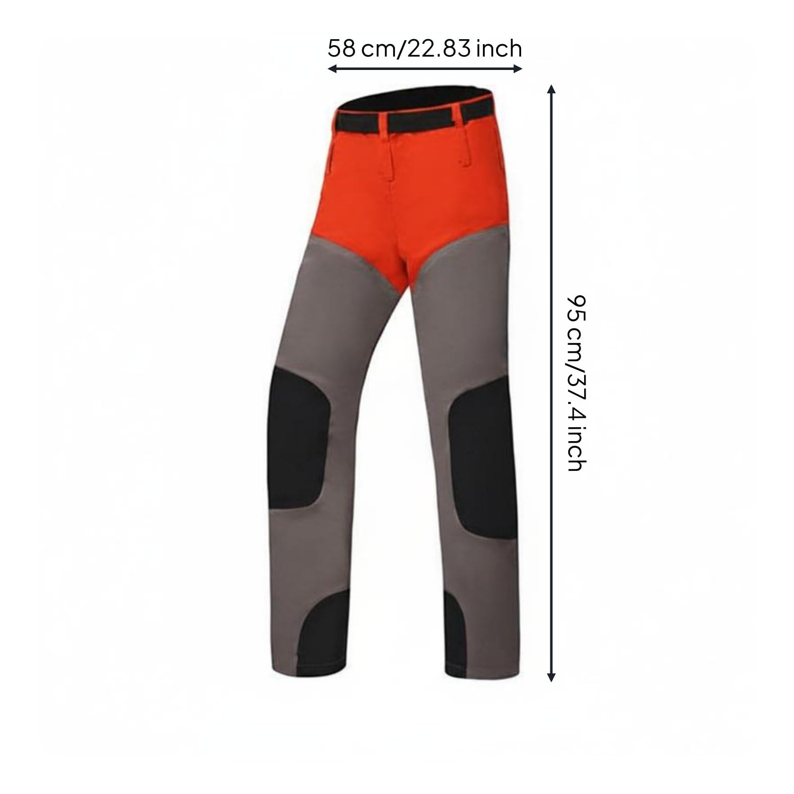 Kettensägen Schnittschutzhose, As3, Alpha, M, M, Numeric_32, Numeric_32, Regular, Regular, Array, Orange Grau