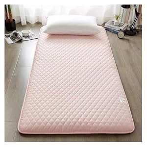 WWBPOIUY Japanische Futon-Matratze, Rosa, 100x200cm