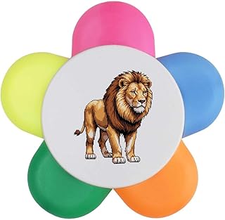 Azeeda 'Retro Gaming Style Lion' Flower Shape...