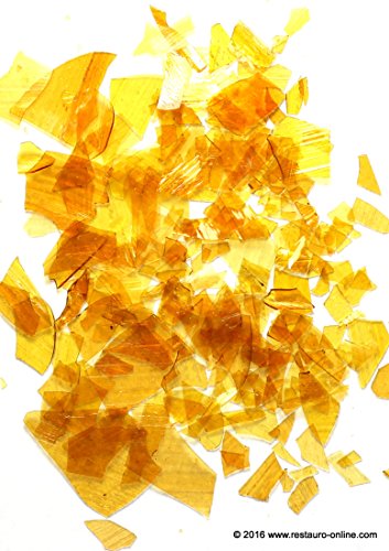 Preisvergleich Produktbild Schellack"Lemon Dewaxed" wachsfrei - ZEUS - 1 kg