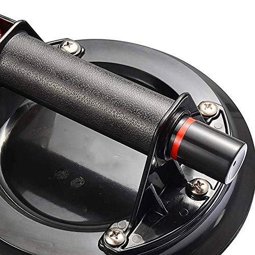 IMT 8" Glass Suction Cup Heavy Duty Hand-held Vacuum Panel Lifter, Powerful Industrial Glass Sucker Carrier with Handle for Granite Lifting&Window Replacement, 176 lbs Load Capacity W/Free Case