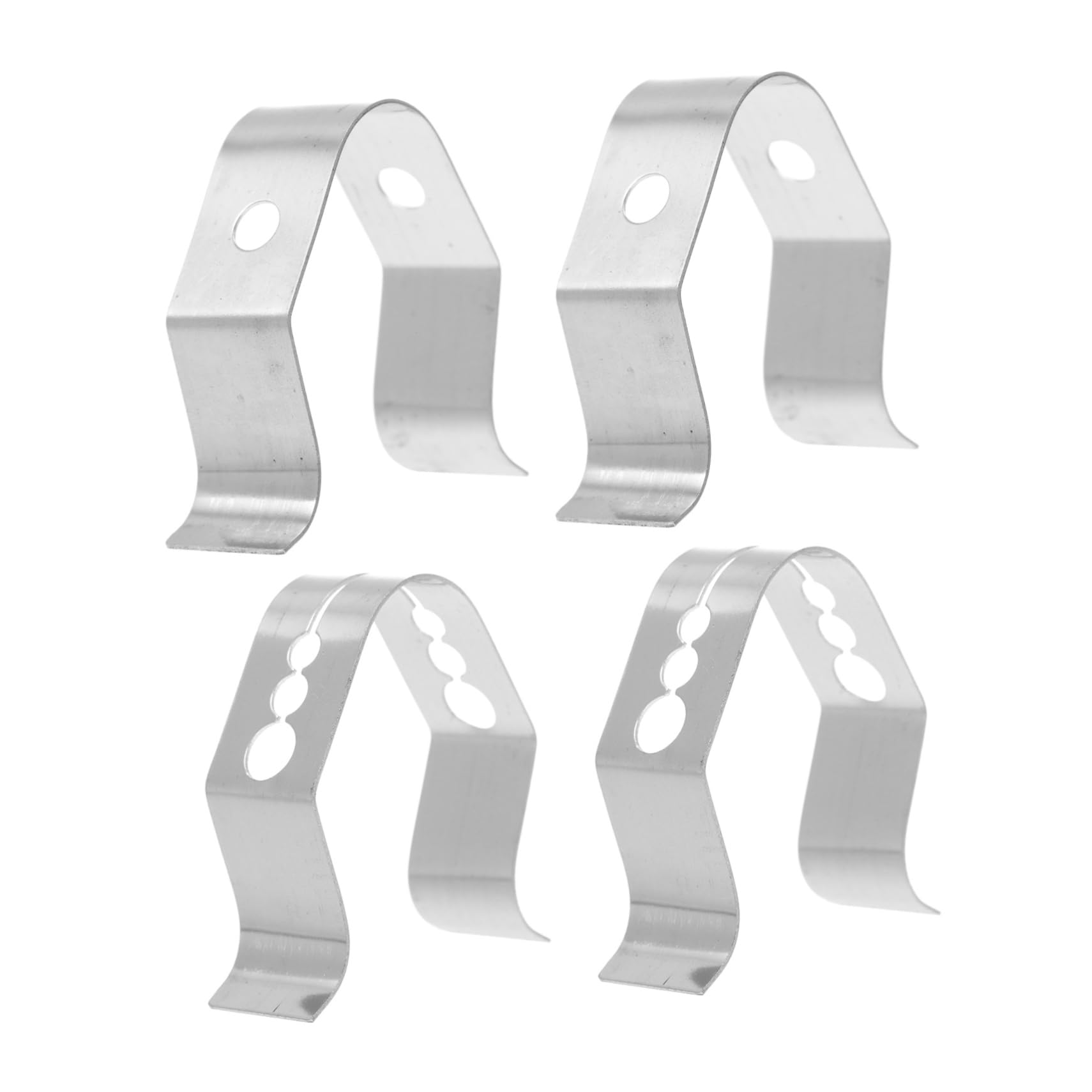 NAMOARLY Set of 4 Thermometer Holders Clips for Grills Oven Smoker 304 Stainless Steel Easy to Use Thermometer Clamps