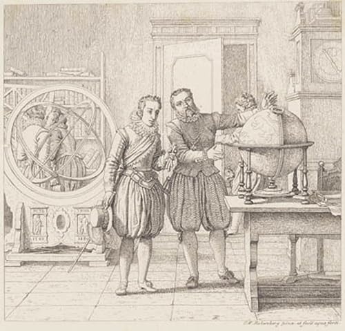 Affiche Christian IV Tycho Brahe Uranienborg pour salon ou bureau