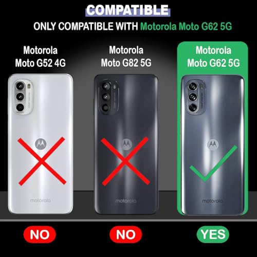 Image of Back Cover for Motorola Moto G62 5G | Full Camera Protection | Premium Liquid Silicon Case | Flexible Bumper Case for Motorola Moto G62 5G (Red)