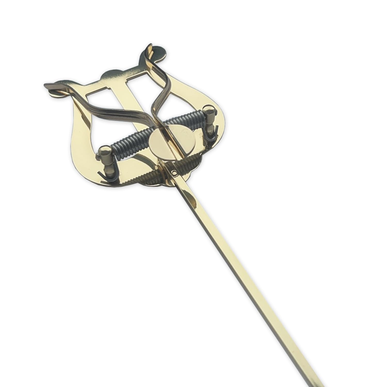 Lira para Instrumentos de Viento - para válvulas de pistones Instrumentos de viento metal (Trompetas Fliscornos Cornetas Barítono Bombardino Tuba) Lyre for Brass Instruments (Barnizado)