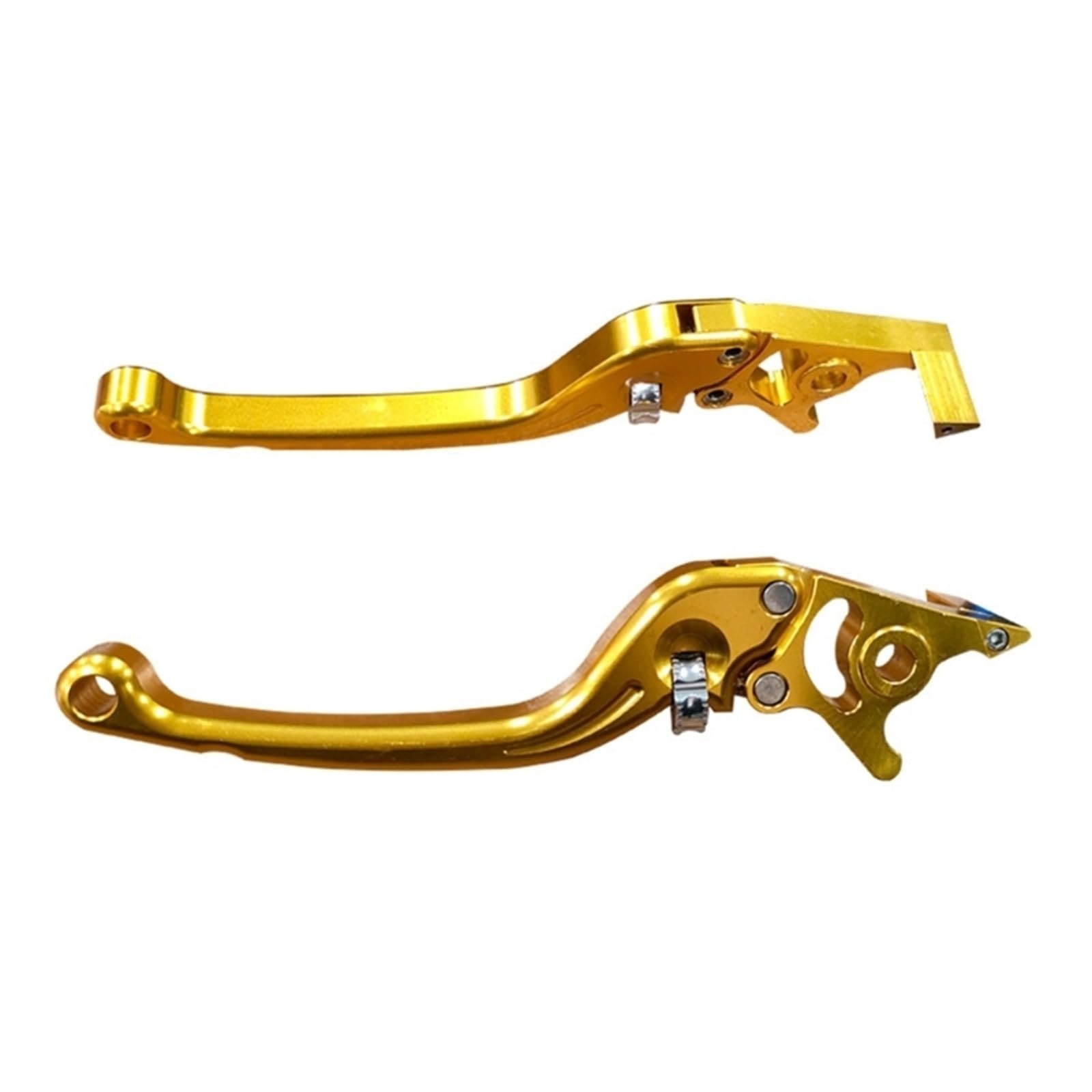 Abdktmnx Golden Motorcycle Brake Levers Accessory Clutch Drum Brake Lever Handle Clutch Lever Kit Motorcycle Brake Lever Handlebar Clutchs Brakes Levers