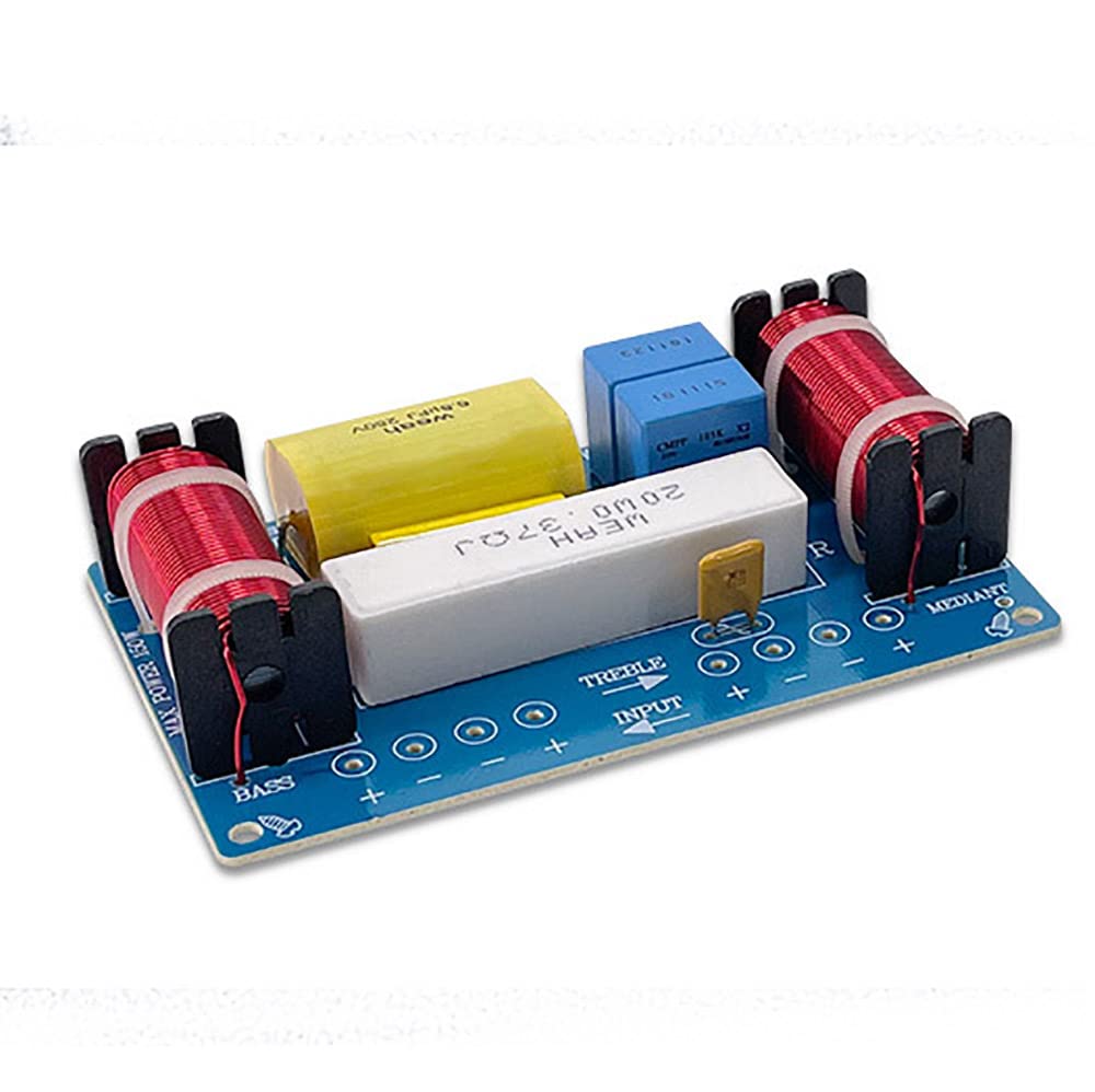 Altoparlante da 120 W Crossover Crossover a 3 Vie Alto Medio Basso Frequenza Crossover 980Hz / 5000Hz per Hi-Fi Altoparlante da scaffale Altoparlante Centrale,USB Connection