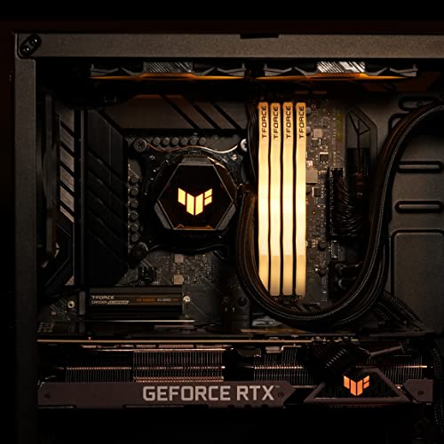 Image of TEAMGROUP T-Force Delta TUF Gaming Alliance RGB DDR5 Ram 32GB (2x16GB) 5200MHz PC5-41600 CL40 Intel XMP 3.0 & AMD Expo Compatible Desktop Memory Module Ram Black - FF5D532G5200HC40CDC01