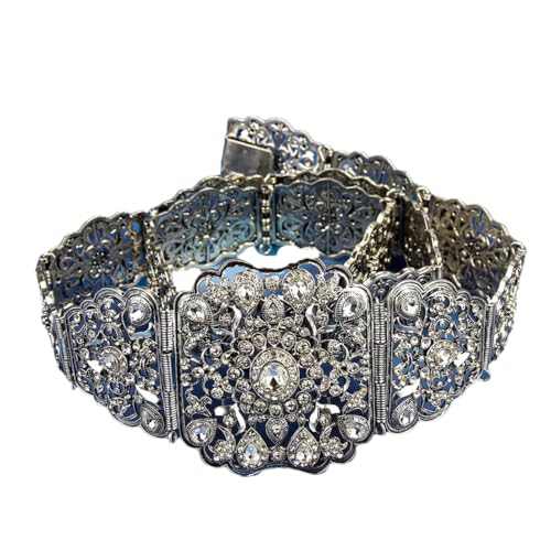 Women Moroccan Belt Wedding Dress Crystal Waist Chian Bridal Body Jewelry