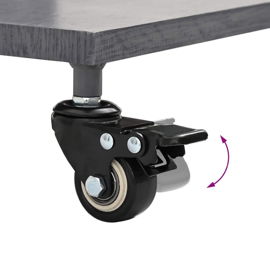 Supporto per ombrellone grigio scuro, effetto legno, in acciaio, 45 x 45 x 31,5 cm, con piedini regolabili, per balcone, terrazza, giardino, cortile, patio, stabile base per ombrellone con