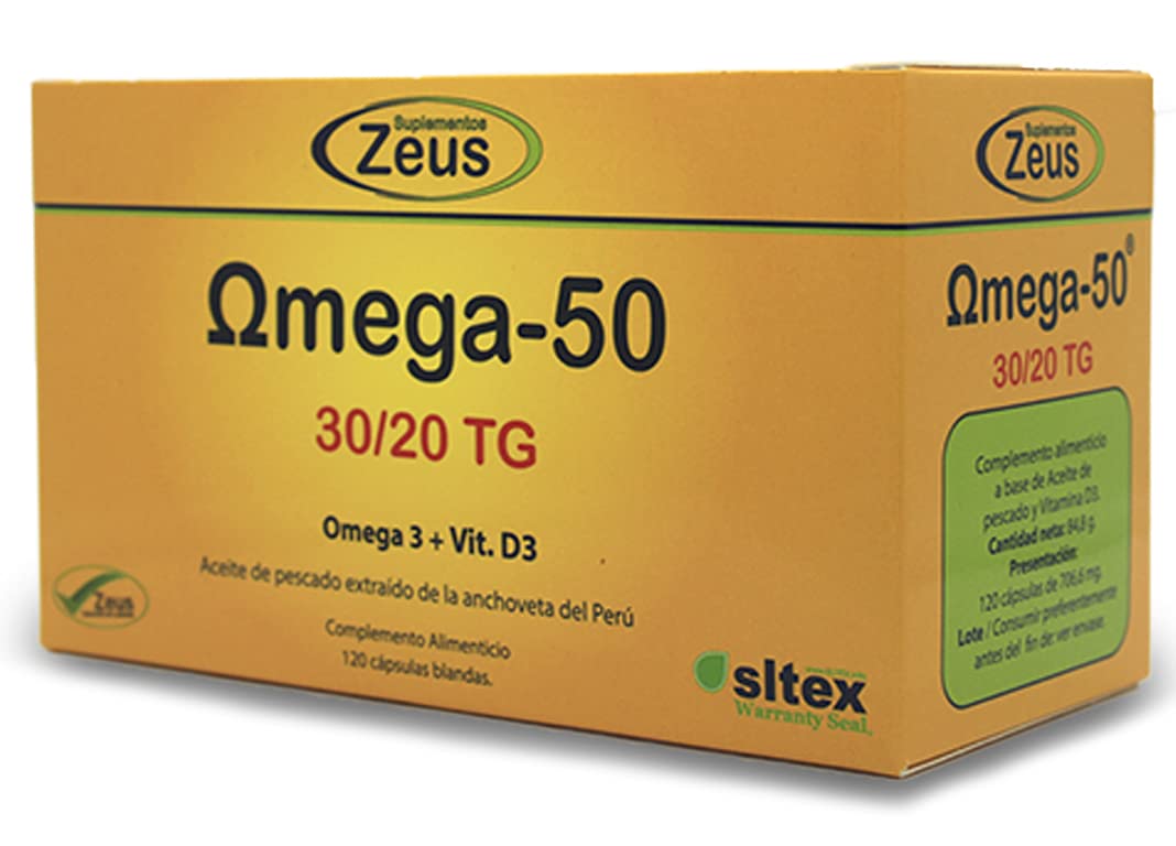 ZEUS Omega-50 30 20 TG suplement diety w kapsułkach 120 szt.