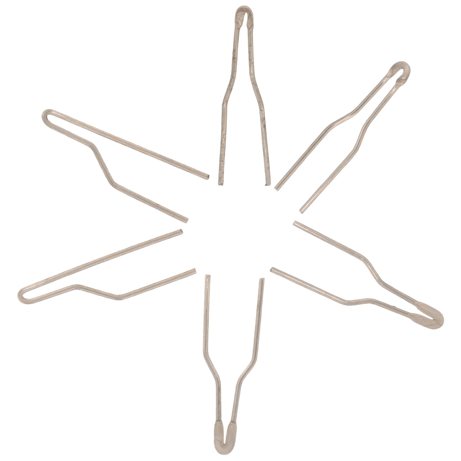 Supvox 6 punte per bruciare pirografia in filo di riscaldamento in metallo, diametro 1 mm, compatibili con bruciatori a legna ad alta impedenza, punte di ricambio durevoli per pasta di legno