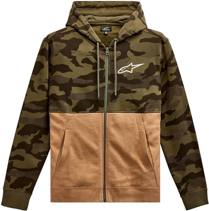Alpinestars 1213-51050-6923-XL: Camo Block Hoodie Military/Sand Xl4