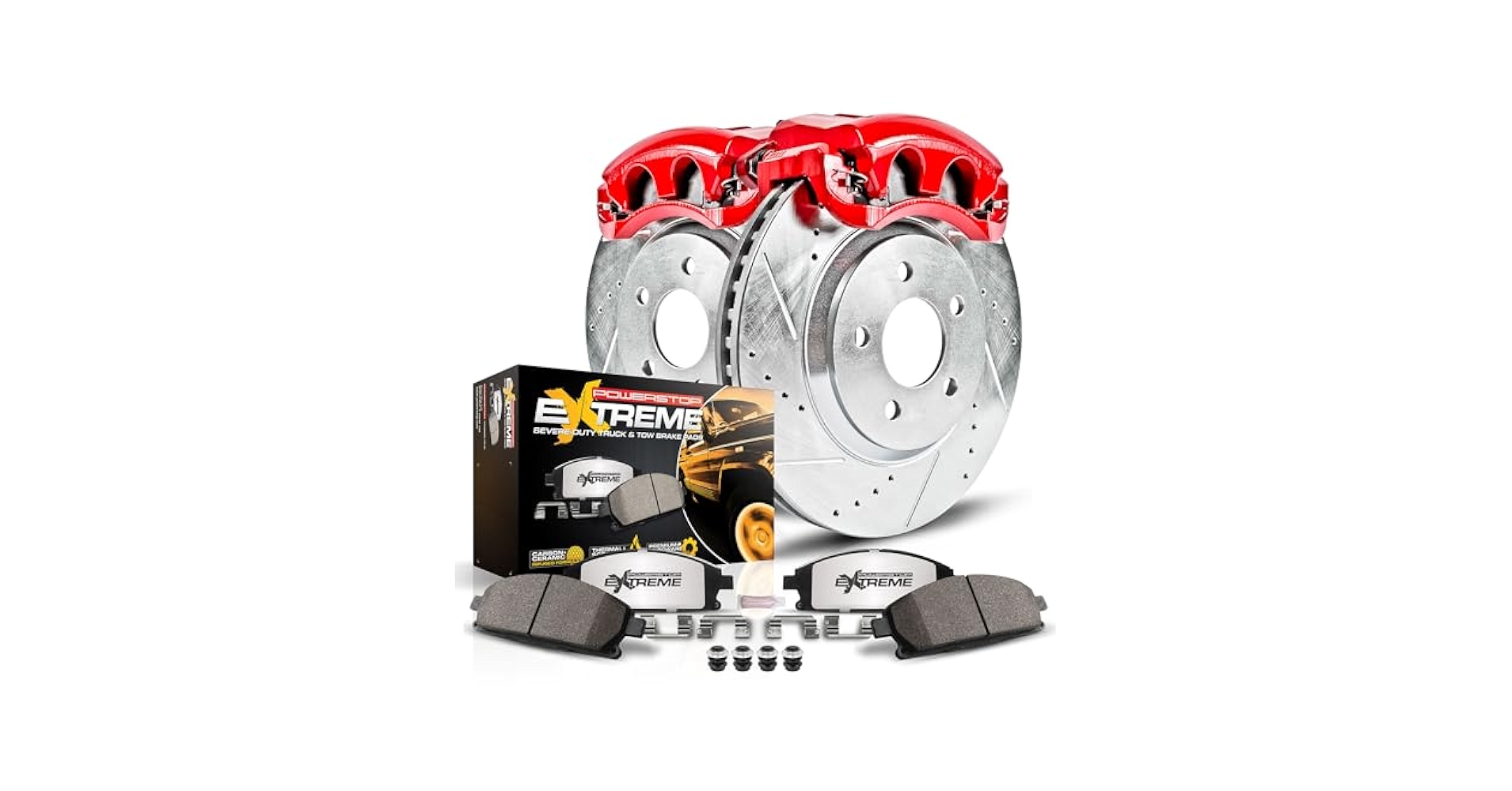 Amazon.com: Power Stop Front KC2152-36 Z36 Truck & Tow Brake