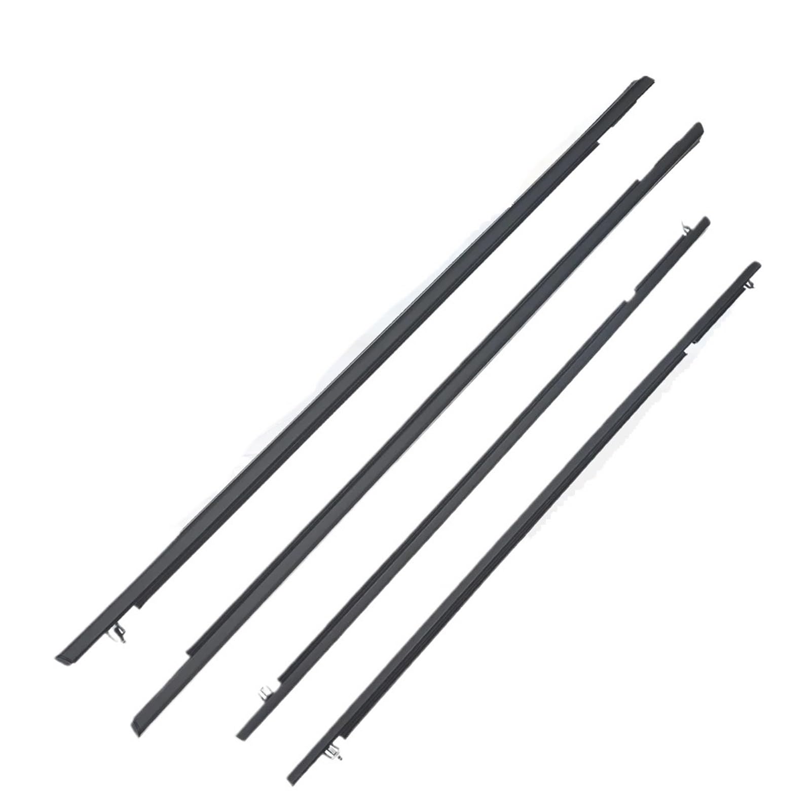Nhabxgds For Tundra Car Door Protectors Fit For Crv 2008-2012 Fit 20 Car Side Window Weatherstrip Sealing Trims Chrome Glass Sealant Strip Seal Strip(For Tundra)