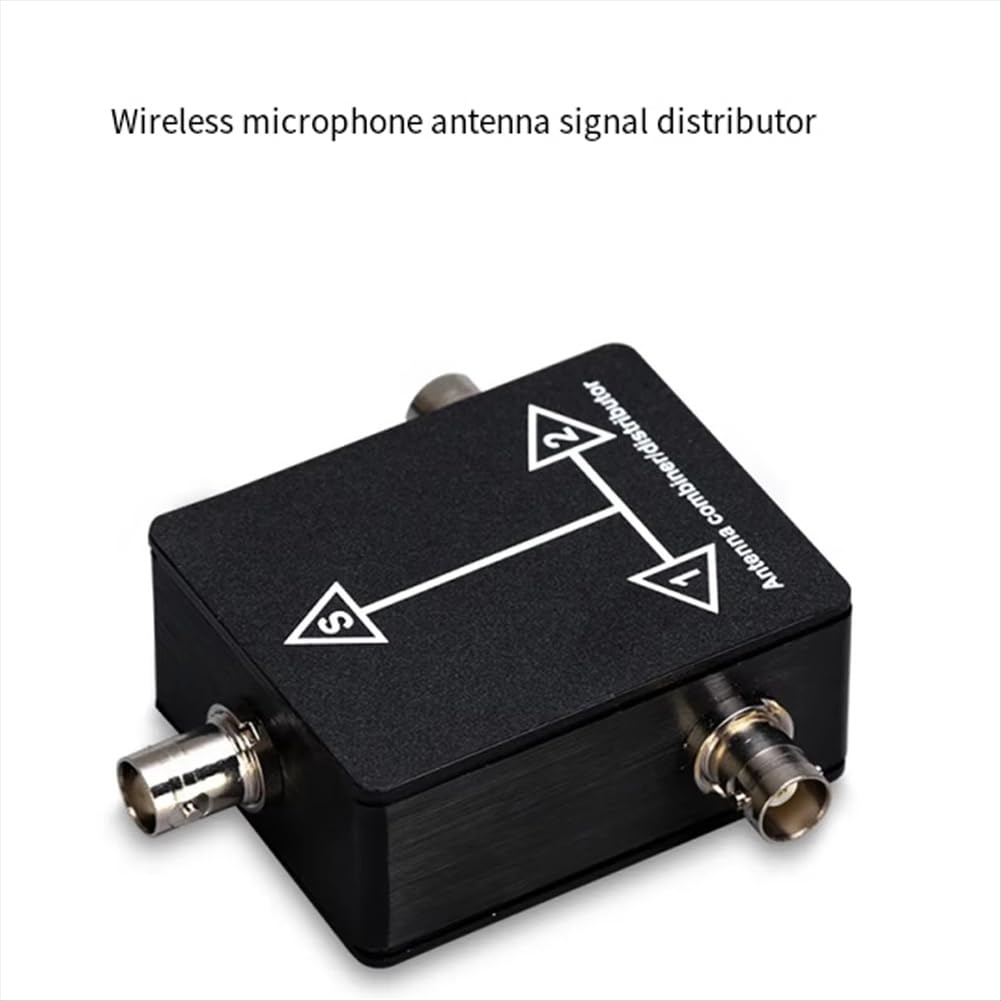 Asignación de Antenas: Divide la Señal de 1 A 2 para la Distribución de Antenas/Combinador/Distribuidor de Micrófonos Inalámbricos.