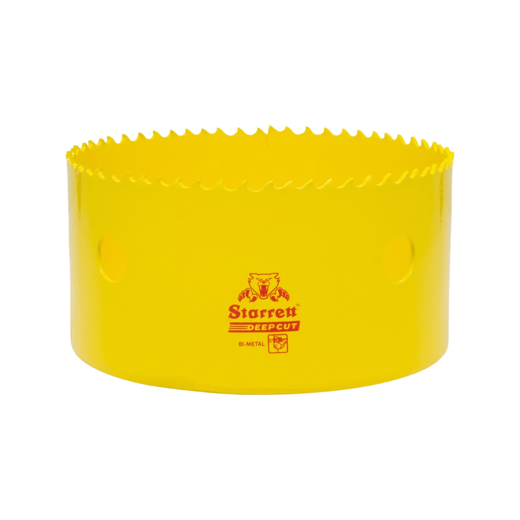 Starrett Deep Cut Hole Saw - DCH0414 Heavy Duty Bi-Metal with Extra Cobalt HSS Teeth - For Metals Wood Cast Iron Fibreglass Plastic Materials - 118mm