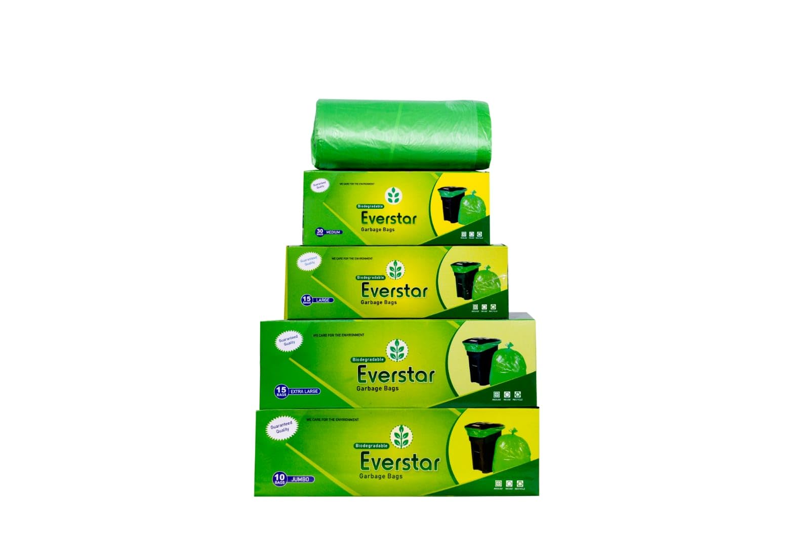 Elite Global Premium Garbage Bags for Dustbin Size 17 cm x 19 cm 4 Rolls Combo [120 Bags]