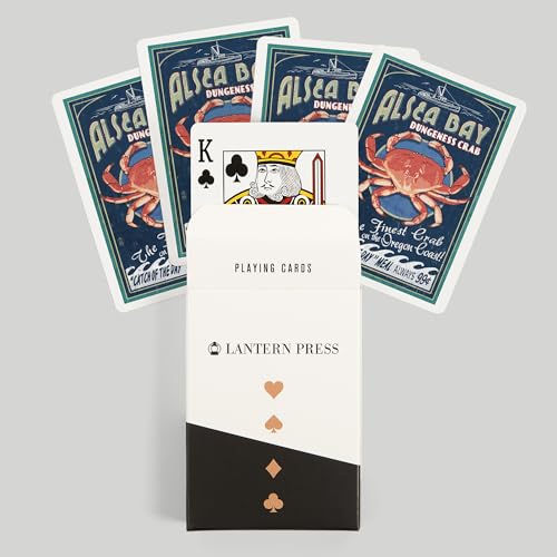 Juego de Cartas Poker Alsea Bay Oregon Cangrejo Dungeness miniatura 6
