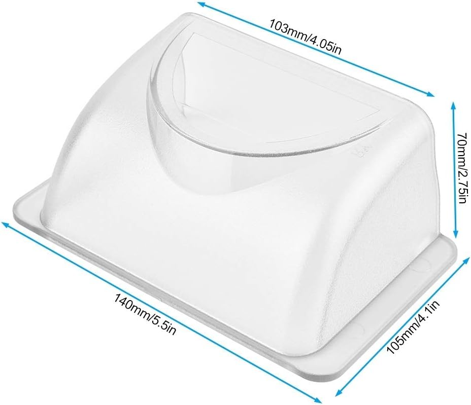 Plastic Rain Cover, MAGT Doorbell Plastic Rainproof Rain Cover for Door
