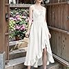 Xiaojmake Renaissance Dress for Women Tie Up Front... #5