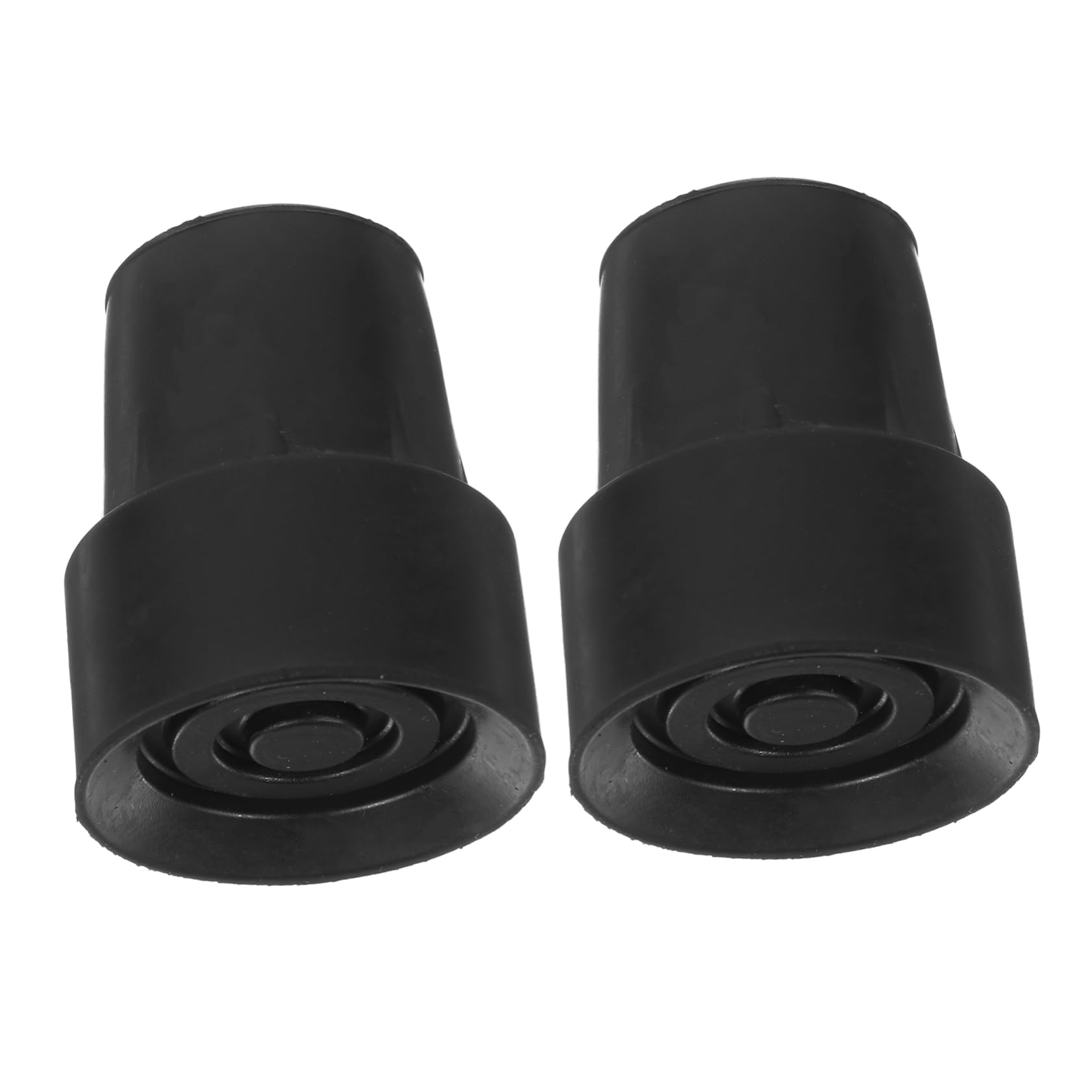 FOMIYES 2Pcs Cane Tips for Walking Sticks and Crutches Non Slip Foot Pads for Hiking Poles Durable Replacement End Mats for Enhanced Stability and Grip