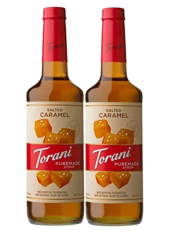 Torani sirop caramel salé 750ml pack 2