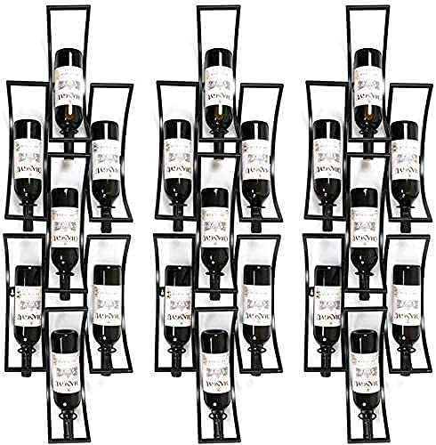 Casier à vin robuste et étagère de rangement pour mur de restaurant