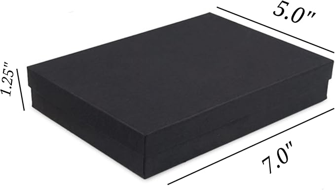 Cajas Estuche Joyería Cartón 15 Unidades 17.8x12.7x2.9cm miniatura 3