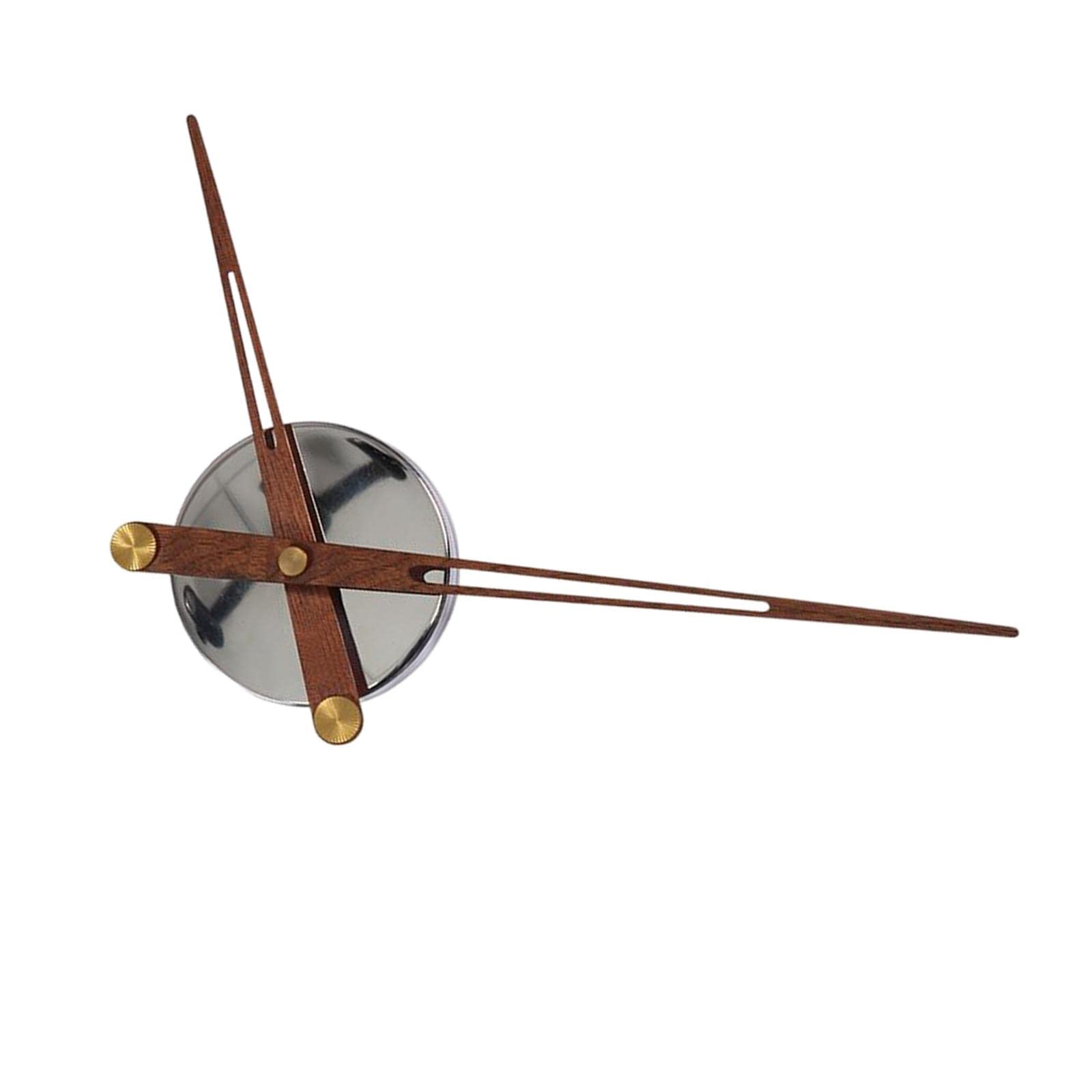 Clock Movement Clock Mechanism Replacement Parts Wood Pointers Home Decor Silver-image-2