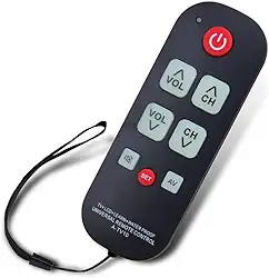 Novo controle remoto universal à prova d'água A-TV10 para todas as marcas TV W botões grandes