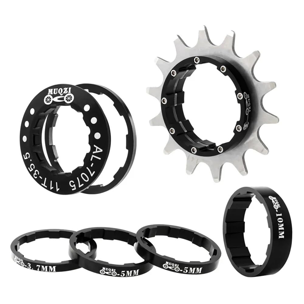 ZOCKZ Single Speed Cassette Cog 12/13/14/15/16/17/18/19/20/21/22T MTB Single Speed Conversion Kit Bicycle Single Speed Bike Cassette Sprocket for 7-10