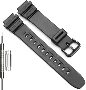 Wholesale Cool Rubber 18 mm Wristwatch Strap AD512AWRG_K0036303
