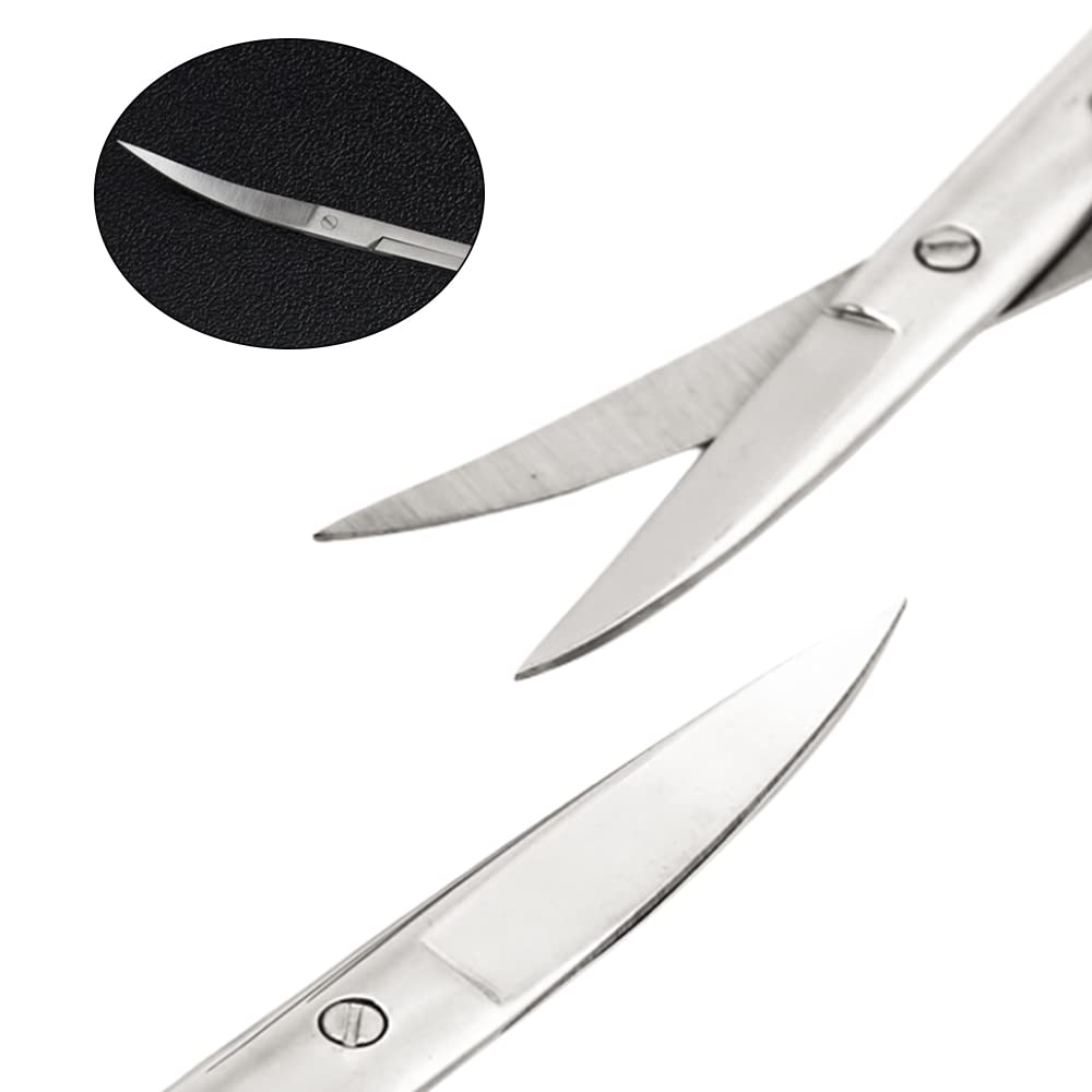 Kit Strumenti Per Acquario - 3 Pezzi In Acciaio Inox Con Pinzette E Forbici, Perfetto Per Aquascaping - Foto 4