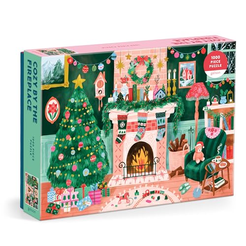 Galison Cozy by The Fireplace – 1000 Piece...