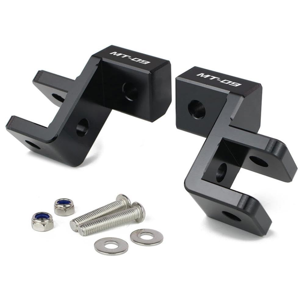Repose-pieds d'abaissement en alu CNC pour passager MT-09 SP et GT