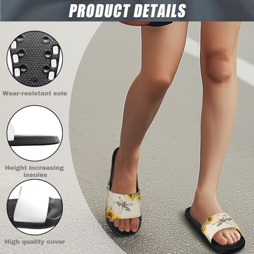 Jeiento Womens Slip On Sandals Non Slip Bathroom Slippers Comfy Lightweight Thick Sole Slides Sandal for Beach Pool Gym 6