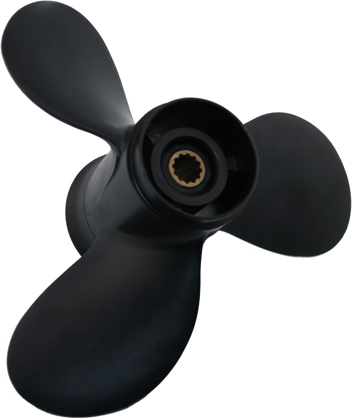 Boat Outboard Propeller 8.5x7.5 for Tohatsu Nissan 8 9.8 Mercury 8 9.9 HP Engines, 8.5 x 7.5 Replace 8.9 x 7.5 Pitch Aluminum Boat Motor Prop, 12 Tooth Spline, OEM No: 3B2B64515-1 48-897614A10, RH