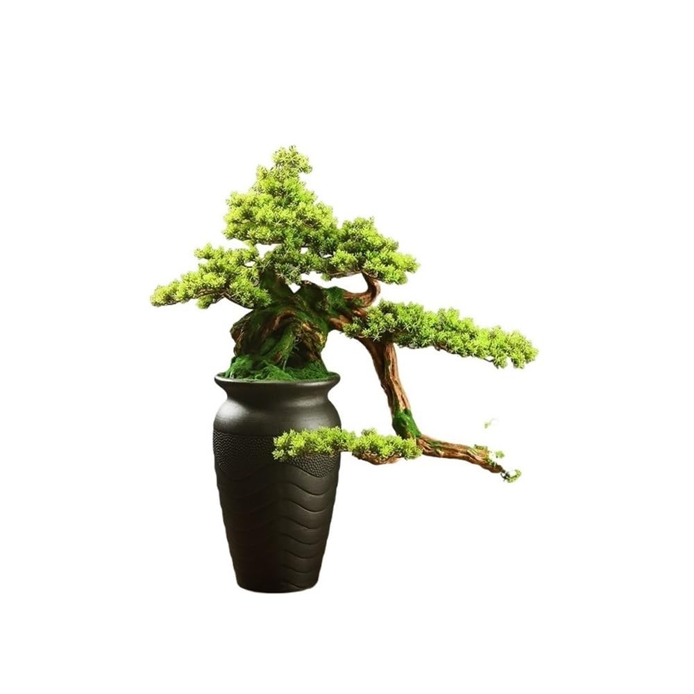 GTHTUHFD Artificial Plants, Floor Artificial Bonsai Tree Hotel Clubhouse Entrance Decoration Fake Plants Potted,Home Decor