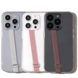 [highloop] 着脱簡単 伸びる携帯ストラップ、ワイヤレス充電対応 スマホバンド型 落下防止 片手操作簡単 スマホケースに引っ掛けるiPhoneフィンガーストラップ 全機種対応スマホグリップ(silicon strap3個セット) (SP01. PINK)